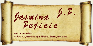 Jasmina Pejičić vizit kartica
